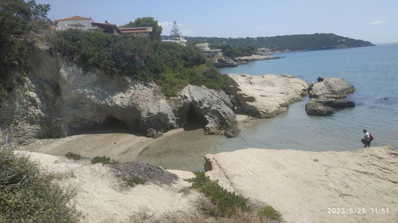 Meltemi Apartments Agia Marina  Ngoại thất bức ảnh